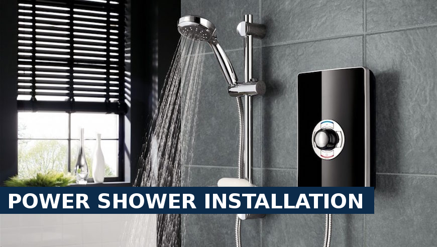 Power shower installation Earl's Court